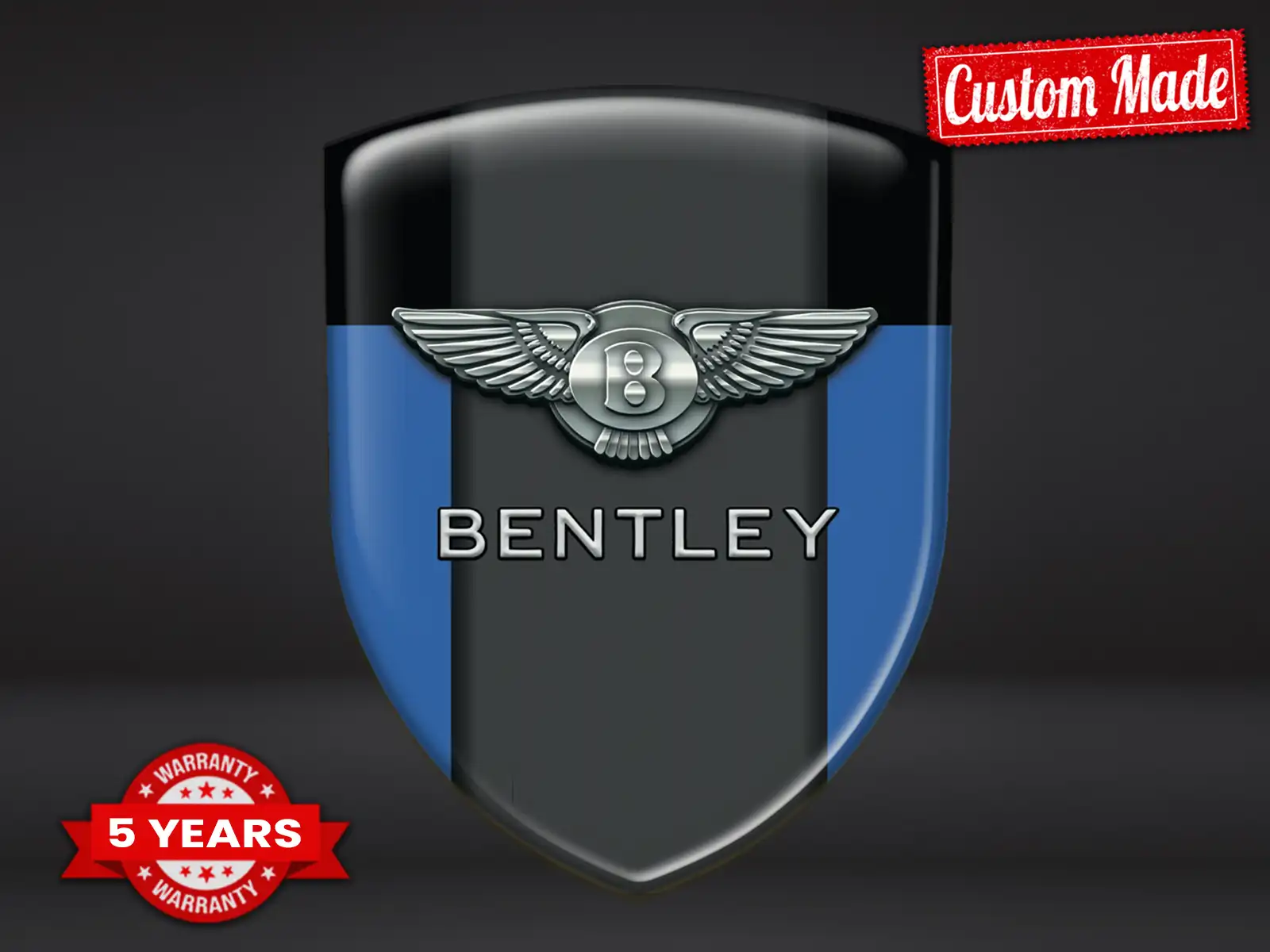 Bentley Pegatina Parabrisas Estilosa Máximo Moderna Pro Duradera